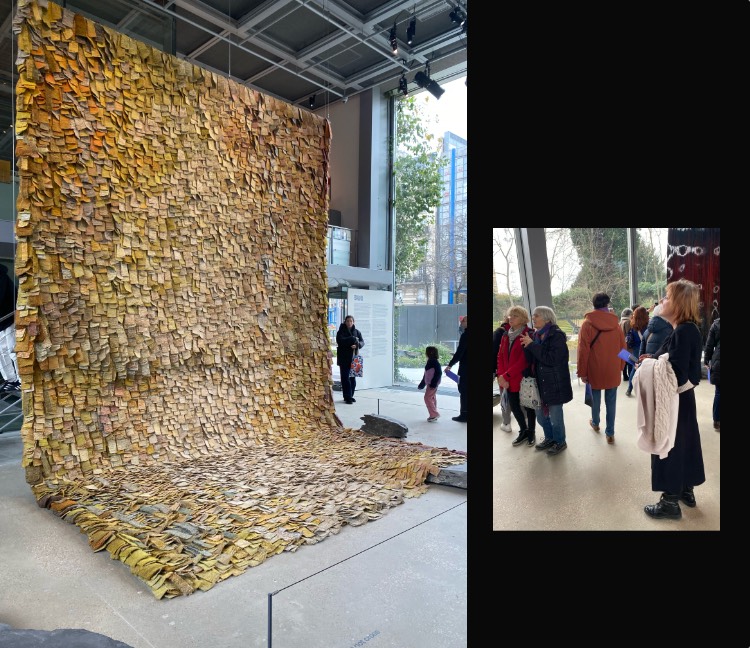 exposition Olga de Amaral – artiste textile colombienne