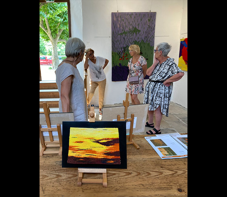 Sorte de l'atelier Tapisserie à Alhon